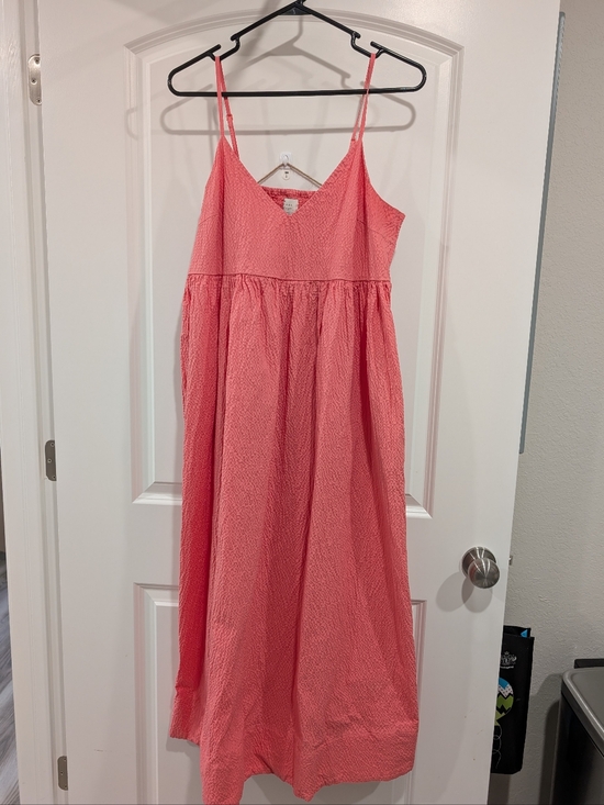 a new day Dresses & Skirts - a new day Coral Spaghetti Strap Maxi Dress Size L